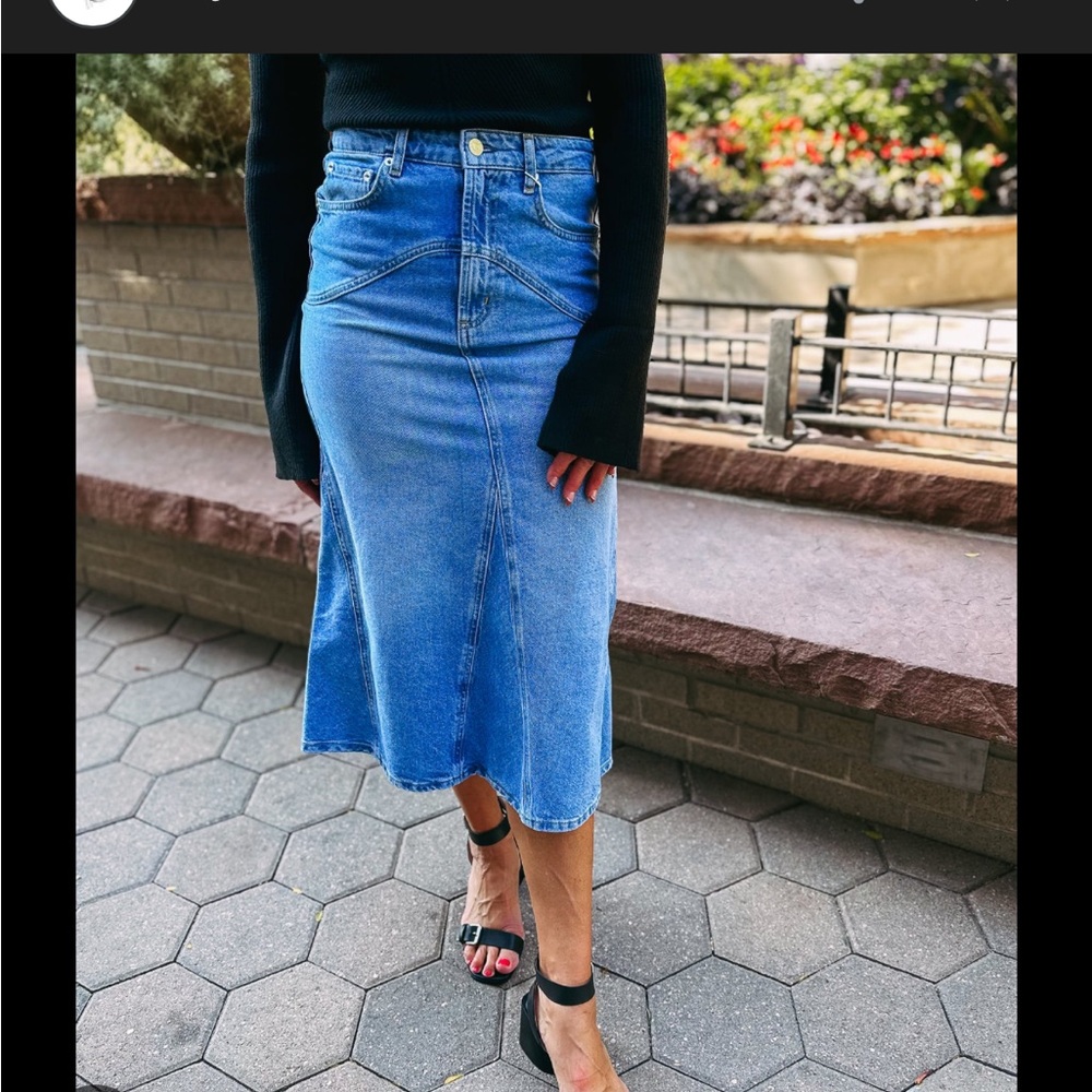 Rails||Del Rey Denim Midi Skirt - Picture 8 of 13